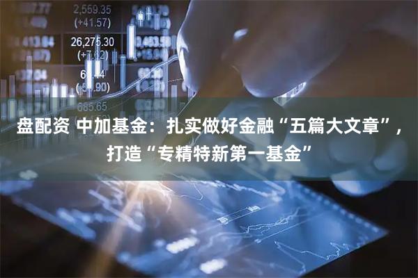 盘配资 中加基金：扎实做好金融“五篇大文章”，打造“专精特新第一基金”