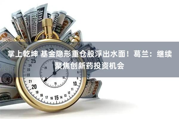 掌上乾坤 基金隐形重仓股浮出水面！葛兰：继续聚焦创新药投资机会